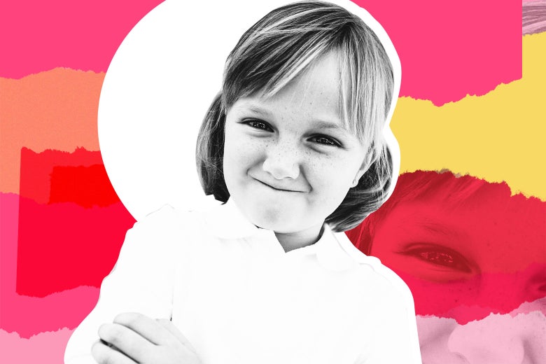 A smug-looking child.